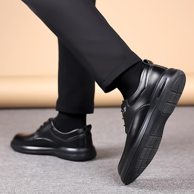 Fashion Fashion Men Casual Leather Shoes Luxury  Comfort  Men Brand Men's Wedding Party Office Shoes Lace-up Outdoor Walking Shoes