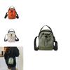 Blocked Color Simple Women Casual Drawstring Water Bottle Bag For Out Going