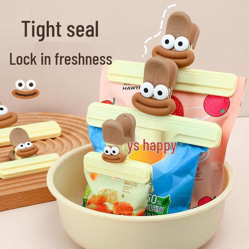 Moisture-Proof Snack Clip: Household Food Sealer for Freshness, Milk Powder, and Tea Preservation