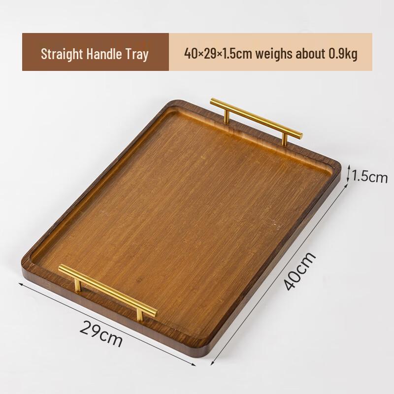 Bamboo Serving Tray with Handle