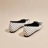 French Retro Inner Heightening Bow Polka Dot Light Mouth Single Shoes Women'S New Spring And Summer Skirt Mary Jane Shoes