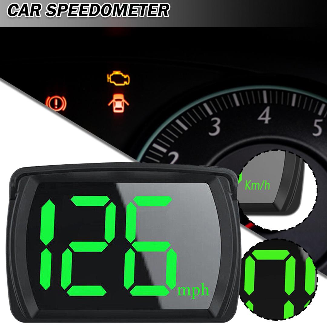 

Pdtoweb HUD GPS Проекционный дисплей Спидометр Одометр Автомобиль Цифровая скорость MPH Универсальный