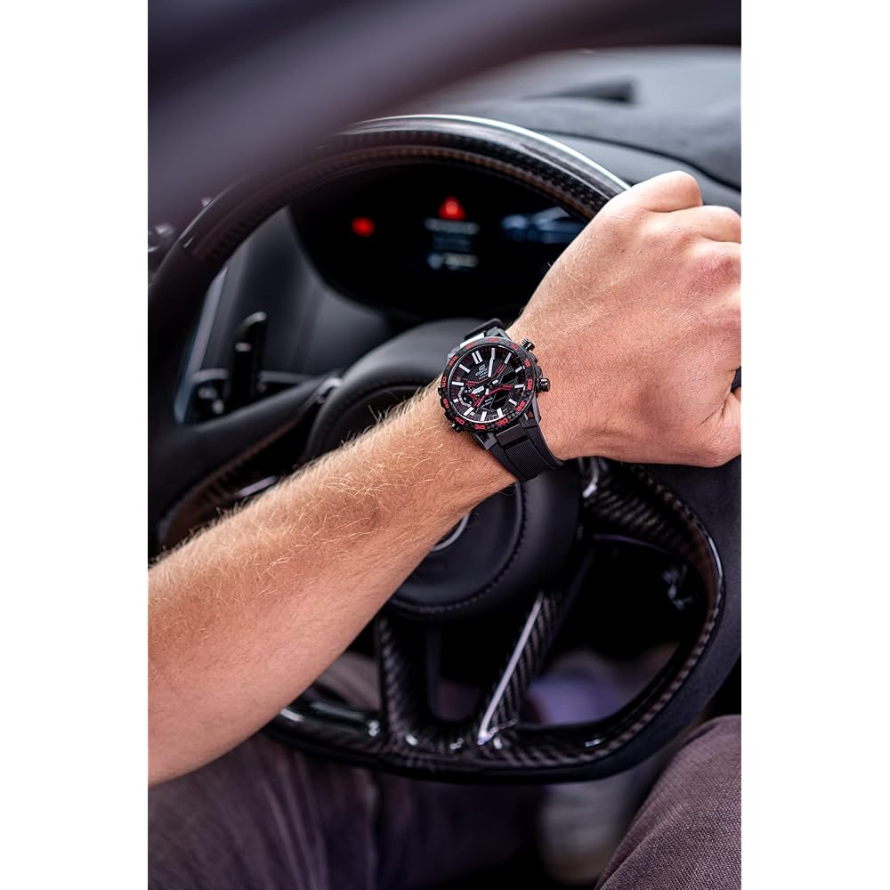 Casio Edifice Solar Bluetooth Watch ECB-2000YPB-1AJF Men's Black Stainless Steel 200m Water Resistant