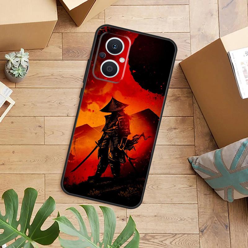 

Anime Japanese Samurai Phone Case For OPPO Reno 14 12 11 13 F 10 Pro 8T 8 Lite OPPO Find X9 X8 X6 X5 Pro Back Cover OPPO Find X9