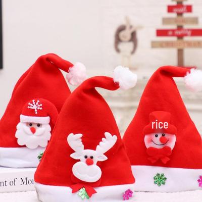 2024 Christmas Hat: Snowman & Reindeer Dress-Up with Red Antlers for Kids & Adults