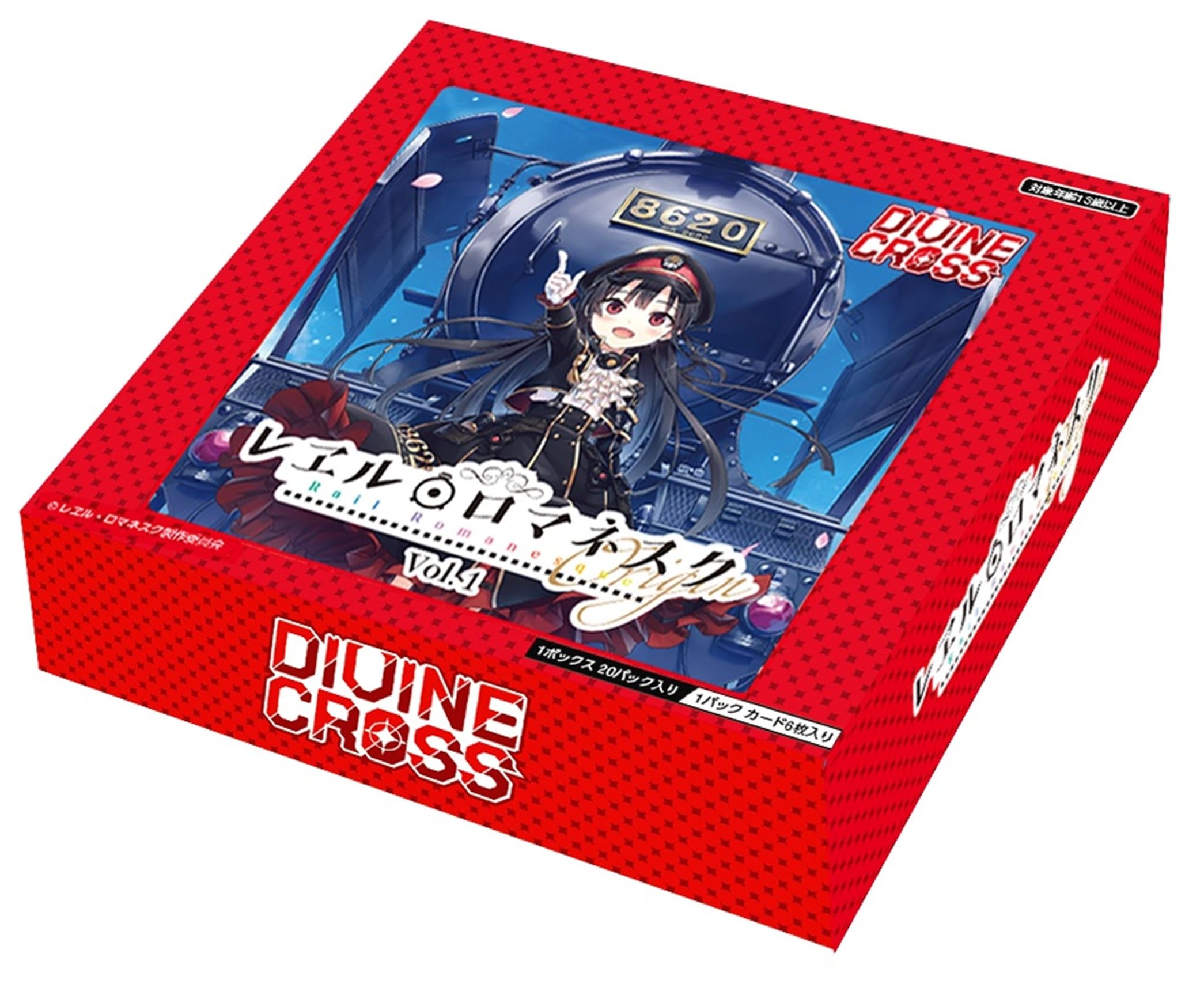 

TCG Reuel Romanesque Origin DIVINE CROSS 6BOX IN Carton Plus Pack Set Vol.1 красный