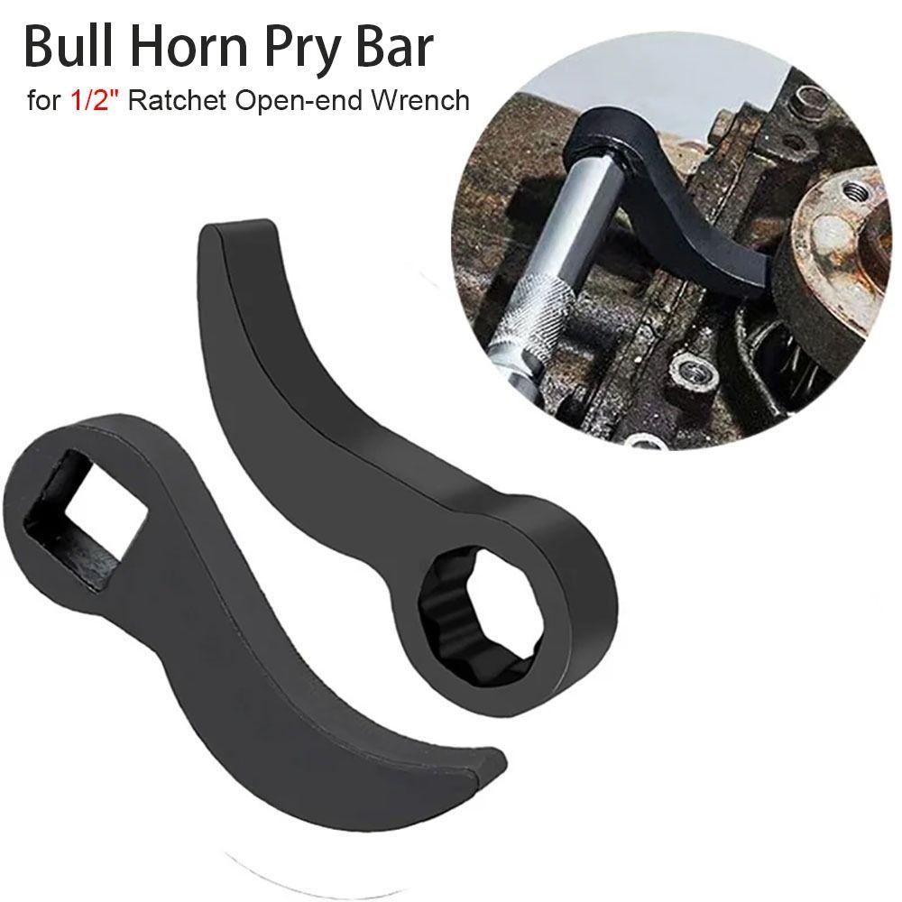 

1Pcs Adjustable Angle Crowbar Adapter Head for 1/2 Ratchet Open-end Wrench
