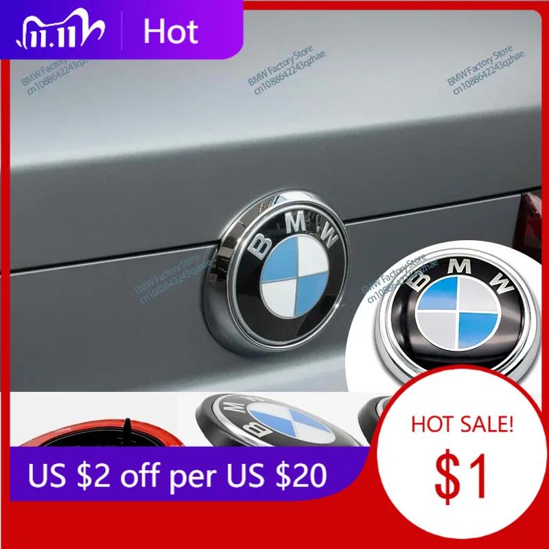 BAAM1 2025 Hot 1PC Sticker Emblem 100mm 95mm Hood Rear Trunk Logo For BMW Dedicated F15 F16 51147294465 E70 51147157696 Decoration Ac