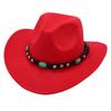 Cappello Tibetano da Bambino Tsering con Gioiello Cappello a Treccia Bordo Curvo Cappello in Feltro Cappello da Sole Genitore-Figlio Turchese Cappello da Cowboy Occidentale