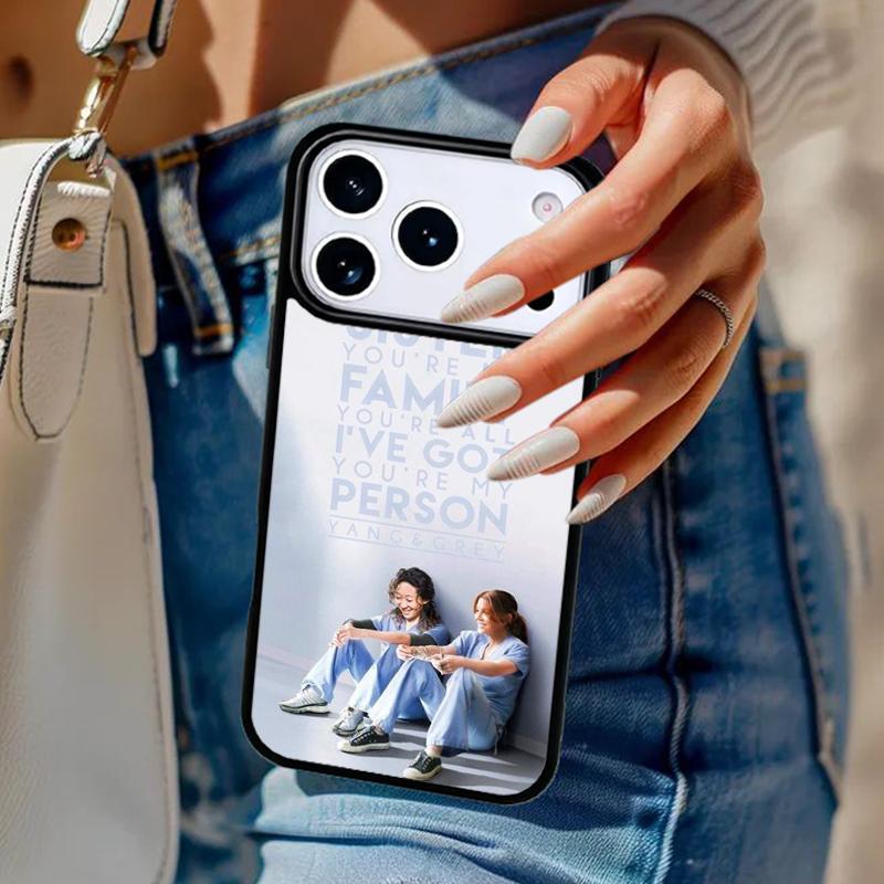 Greys Anatomy soft Phone Case For iPhone 17 Air 14 15 13 12 Max Cover For Apple 14 15 16 16e 11 Pro Max Plus
