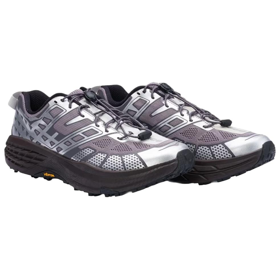HOKA One One X UNNA SPEEDGOAT 2 Trail Running Shoes Unisex Silver Purple 1178290-ALX