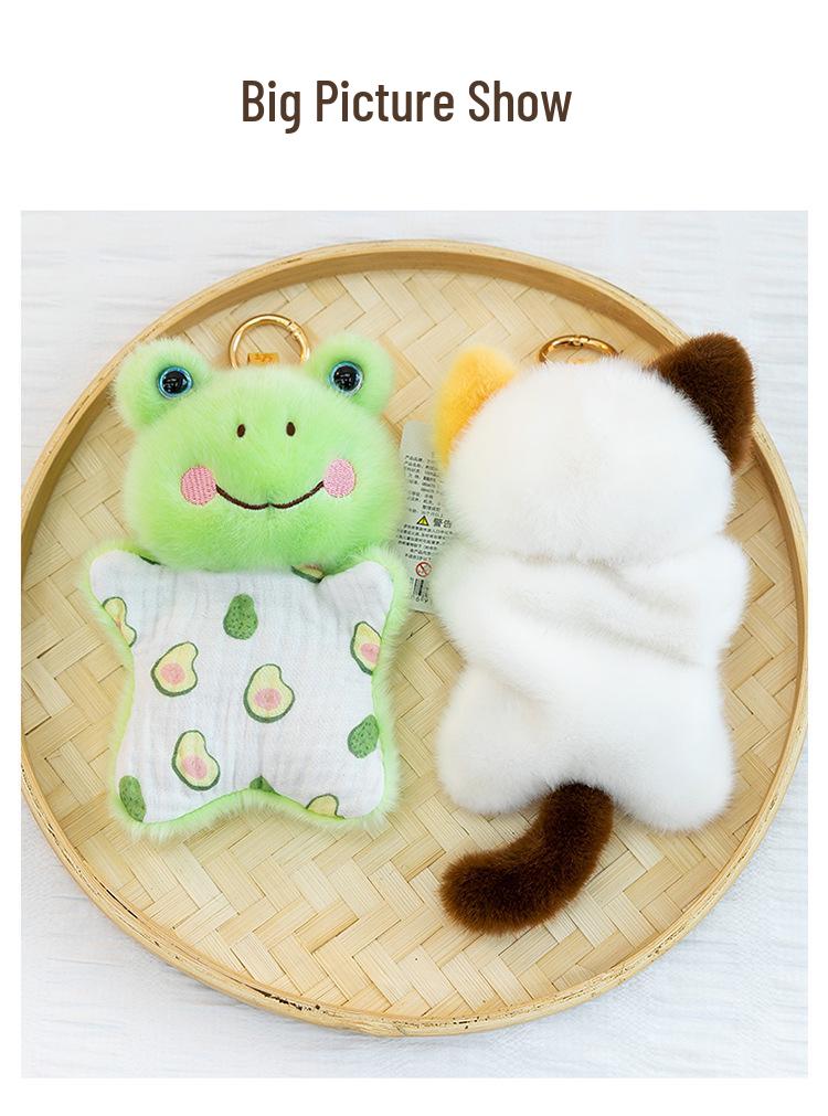 Kawaii Animal Plush Keychain Pendant Toy Ornament Gift