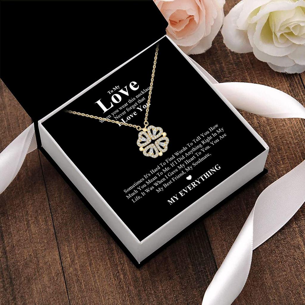 S925 Sterlingsilber Kleeblatt-Halskette - Vielseitige Mode-Schlüsselbein-Kette für Damen