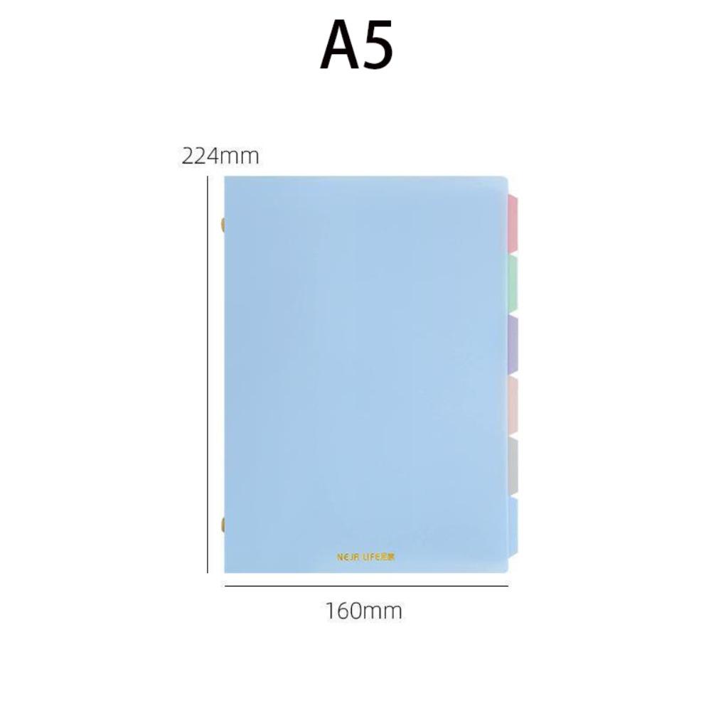 

Notebook Refillable Line Notebooks Soft Student Notebooks New Student Stationery A5 Blue