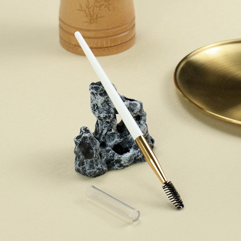 

402 Spiral Eyebrow & Eyelash Brush with Lid - Eyebrow Shaping & Mascara Tool