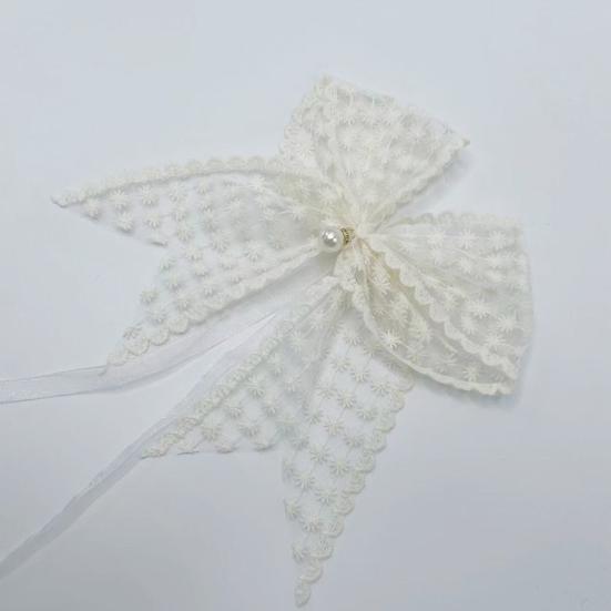 Romantický držák na záclony Vzor květina/větve/sněhové vločky Jedinečná spona na přidržování sladké krajky