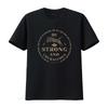 Be Strong and Courageous T Shirt Faith Joshua 1 9 Christian Trendy Bible Verse Religious Quotes Vintage Washed Stretched