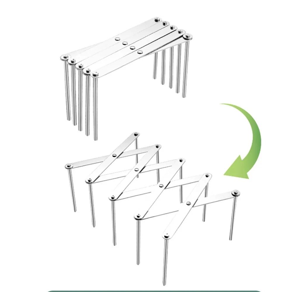 Foldable Pan Lid Organizer Retractable Tableware Storage  for Serving Trays Dish Plate