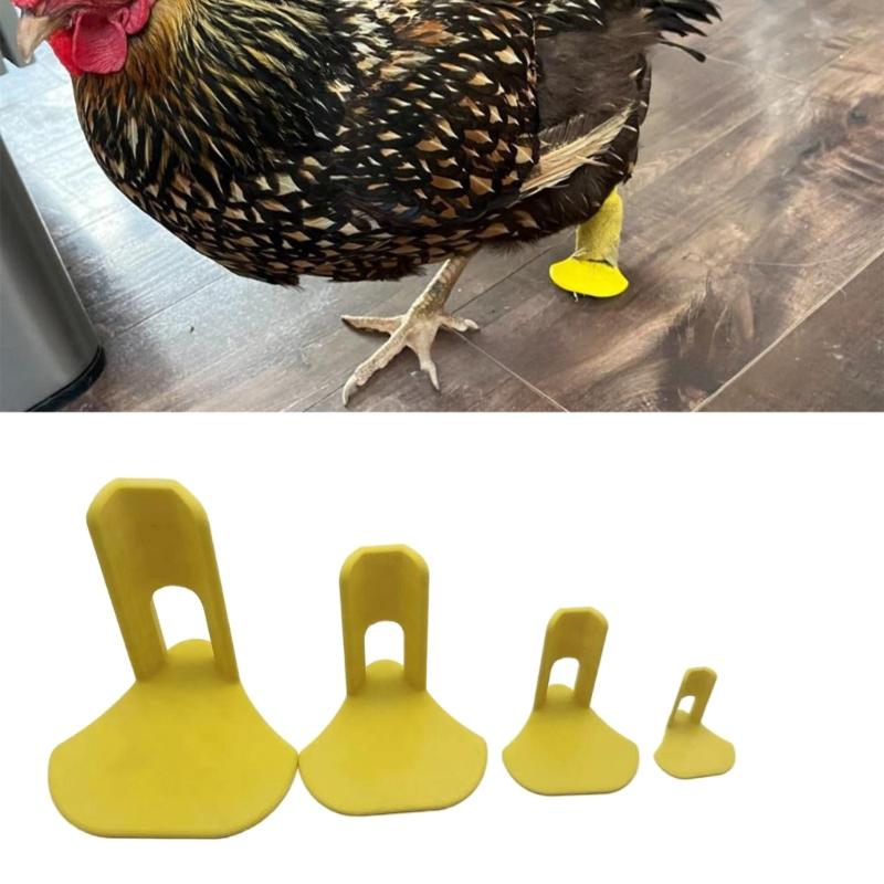 4 ks Plastová dlaha na kuřecí nohu pro zraněné ptáče Snadné použití Pro různé druhy drůbeže Fixing nohy Různé velikosti Pro použití farmářem