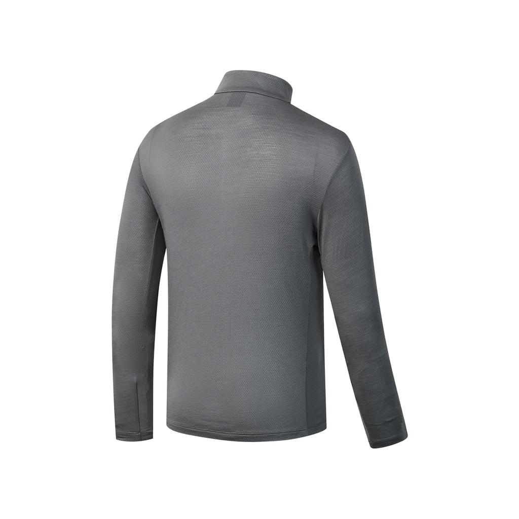 SAUCONY Running Training Soft Stretch Long Sleeve T-Shirt Men Tops Light-Gray SC2240101A-MG31