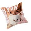 Hyunjin Graphic Pillow Cover Pink Pastel Star Heart Pattern Decorative Pillowcase For Sofa Bed Bedroom Fan Gift