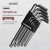 extended flat & ball end 11-piece set