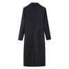 European and American style, French style, women's clothing, fashionable and versatile models, three extended woolen coats and coats