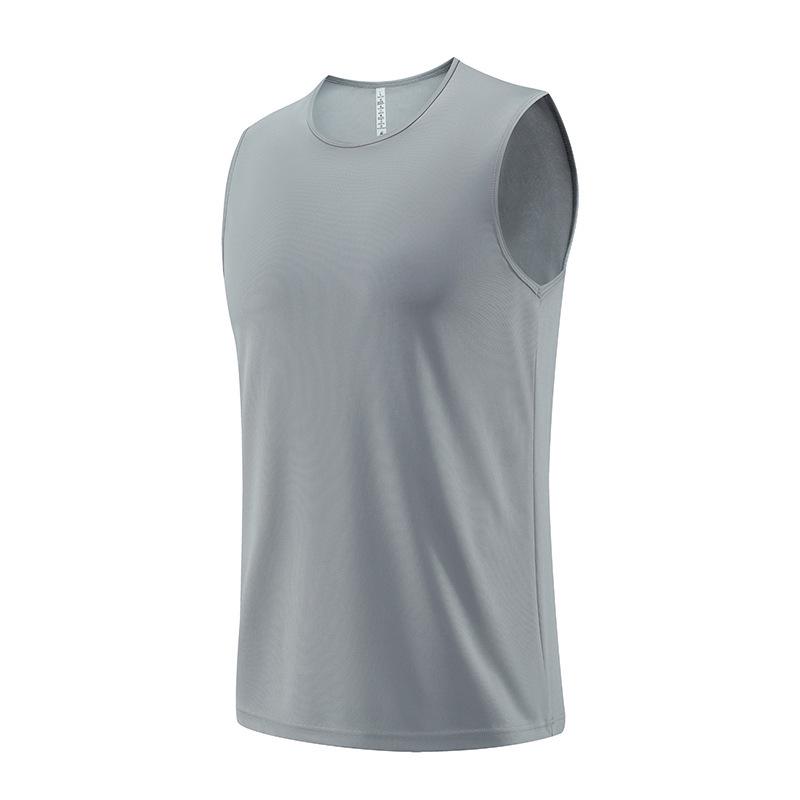 Men's Quick-Dry Summer Sports Vest - Sleeveless, Casual, and Ideal for Running or Basketball.