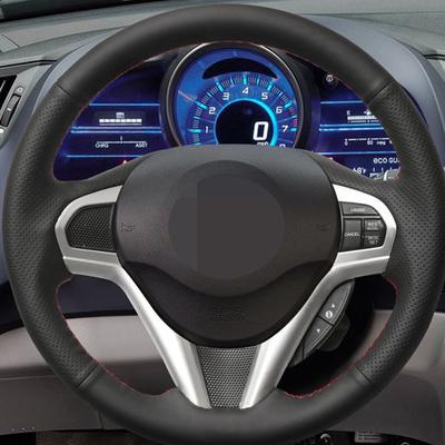 Customize DIY Micro Fiber Leather Car Steering Wheel Cover For Honda CR-Z CRZ 2011 2012 2013 2014 2015 2016 Car Interior