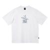 KANGOL Surf Graphic T shirT 2825 whiTe
