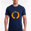 Classic Golden Enso Zen Circle Symbol Tshirt Summer Casual Cotton Tee Oversized Streetwear Tops Vintage Graphic Print