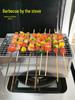 Portable One-Person Charcoal Grill: Outdoor/Indoor BBQ Skewer Stove