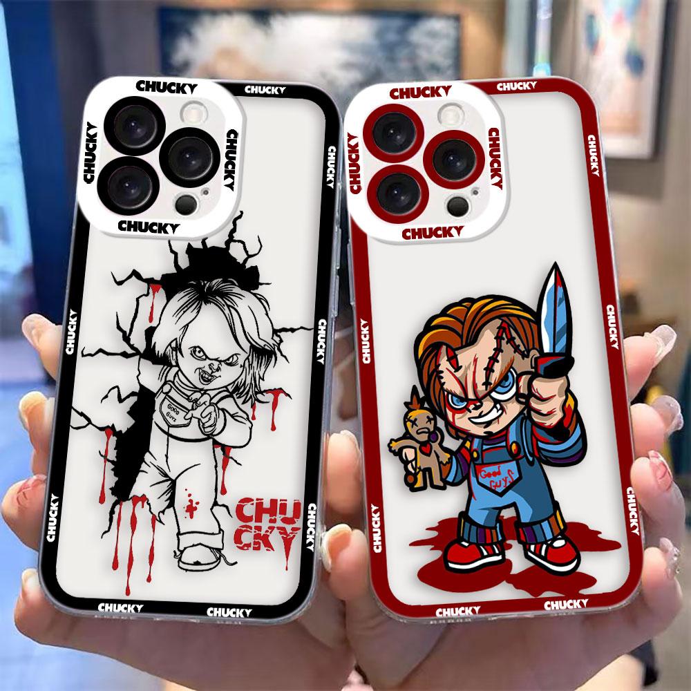 Charles Lee Ray Chucky Puppe Klare Handyhülle Für VIVO Y400 Y100 Y75 Y51 Y50 Y36 Y35 Y28 Y22S Y21 Y20 Y19S Y17S Y16 Y15S Y04 Hülle