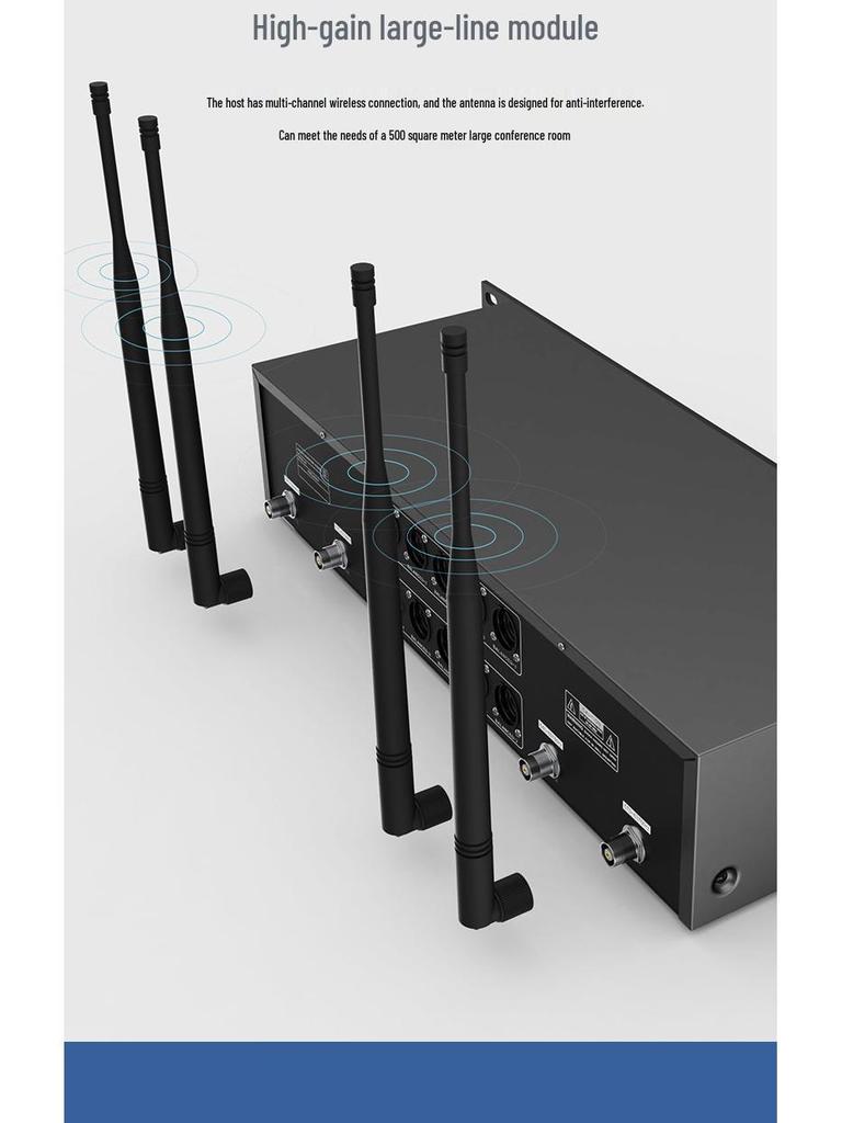 HuiDu HD-9318 Professional FM Wireless Conference Microphone System