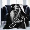 Tour Music 90s Lady Singer Selena Quintanilla Blankets Fleece Winter Multi-function Throw Blanket for Home Plush Thin Quilt
