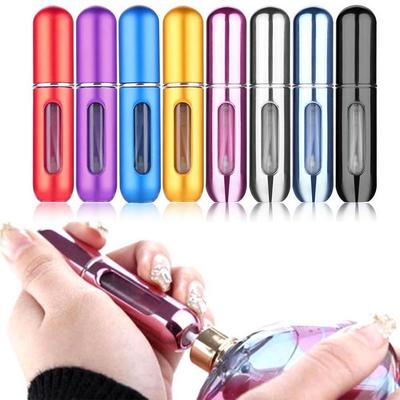 5ml Travel Portable Mini Refillable Perfume Atomizer Bottle Scent Pump Spray Case