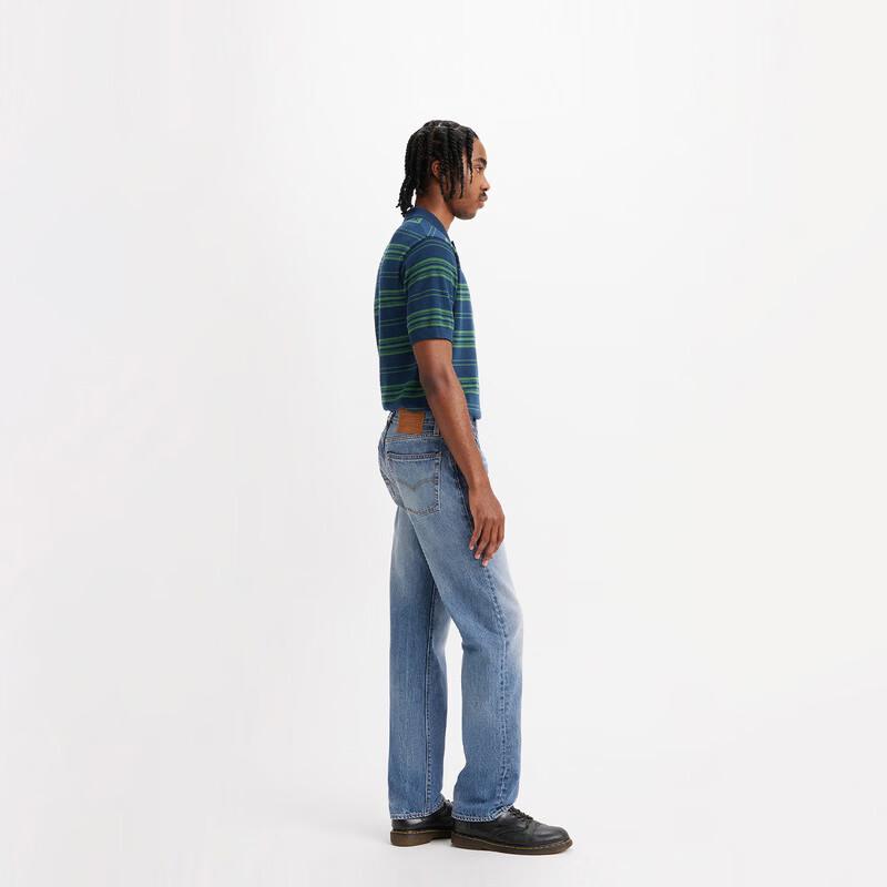 Levi's Men's 555 Straight Fit Light Wash Jeans