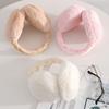 Women Earmuff Folding Plush Solid Color Thickened Soft Ear Protection Comfortable Autumn Winter Girls Ear Warmer for Everyday Life