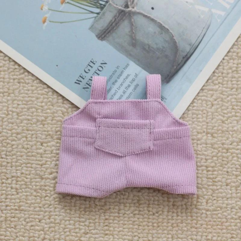 Mini Doll'S Clothes Outfit Accessories For Korea Kpop Exo 15-17cm Labubu Idol V1 V2 Pocket overalls Clothing Gift
