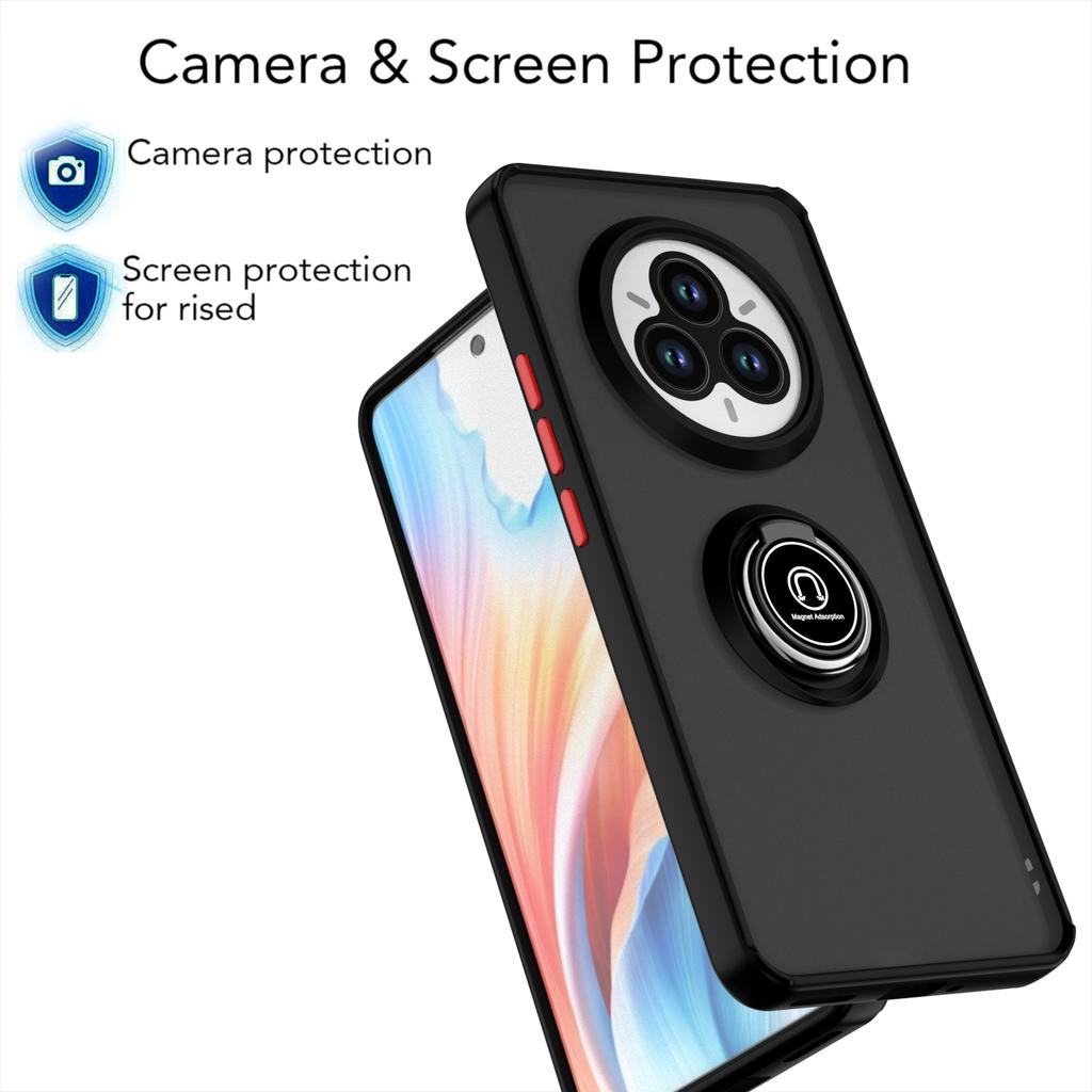 Matný kryt Armor pro Realme 14 Pro 5G Realme 14 Pro+ Plus Kryt Prsten Magnetický Stojan Držák Nárazuvzdorný Coque Fundas