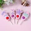 Mermaid Tail Lollipop Card Holder Little Mermaid Birthday Party Decorations Kid Girls Favor Gift Under the Sea Party Baby Shower