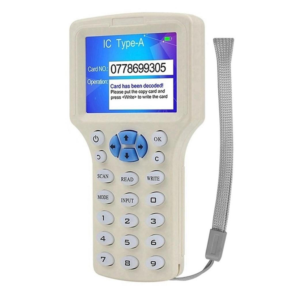 Lector de Tarjetas Inteligentes RFID NFC Duplicador RFID 125K 13.56MHz Escritor de Llaves IC/ID Programador RFID Replicador de Llaves