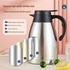Elegant Eagle Spout Stainless Steel Double-Layer Vacuum Thermos Flask, Large Capacity Household Hot Water Bottle