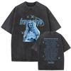 T-shirt Grafica Vintage Lavata Freya Skye Stars Align Tour Uomo Donna Estate Alta Qualità Moda Oversize Cotone