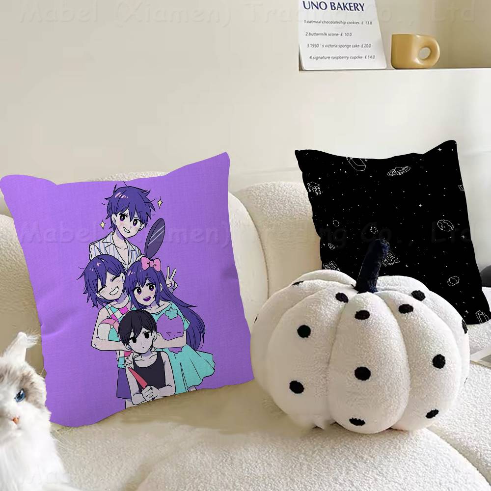 OOmori Game Pillow Cover Sofa Cushion Cover Home Room Decoration Children Gift