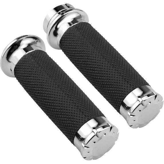 1 Inch/25mm MotorcycleGrips Cable Throttle Hand Grips for Harley Touring Softail Dyna Street Glide Sportster 883/1200Cruisers Choppers