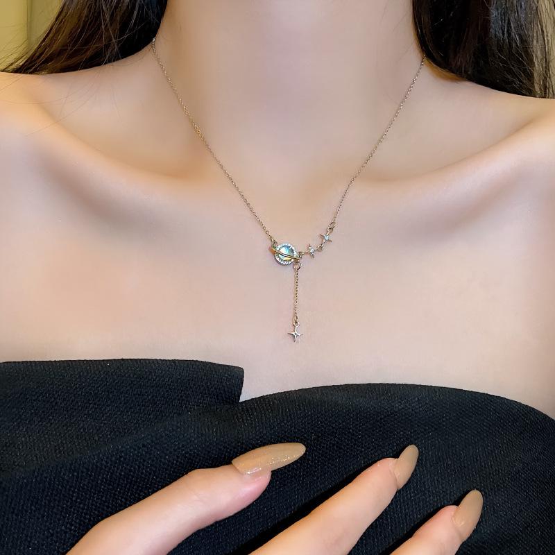 Versatile Luxury Pearl & Zircon Clavicle Necklace