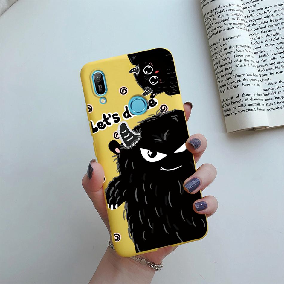 For Huawei Y6s 2019 Case Huawei Y9s Phone Case Fashion Flower Soft Silicone Back Cover For Huawei Y6 Pro 2019 MRD-LX2 Y 6S Etui