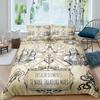 Anchor Nautical  King Queen Duvet Cover Vintage Plank Blue Bedding Set Camping Adventure Quilt Cover Polyester Comforter Cover