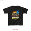 Birthday Monster Truck 5 Year Old Boys 5th Party Born 2020 T Shirt Vintage Slightly Top For Everyday Wear Casual